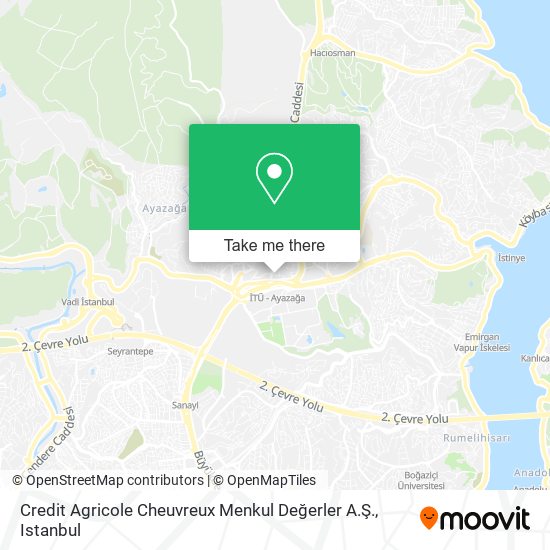 Credit Agricole Cheuvreux Menkul Değerler A.Ş. map