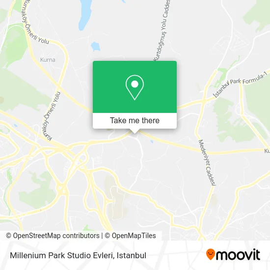 Millenium Park Studio Evleri map