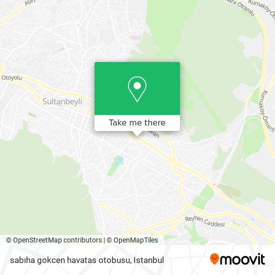 sabıha gokcen havatas otobusu map