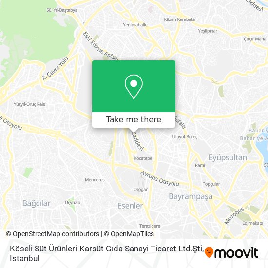 Köseli Süt Ürünleri-Karsüt Gıda Sanayi Ticaret Ltd.Şti map