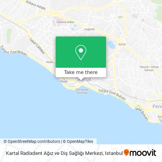 Kartal Radixdent Ağız ve Diş Sağlığı Merkezi map