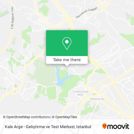 Kale Arge - Geliştirme ve Test Merkezi map