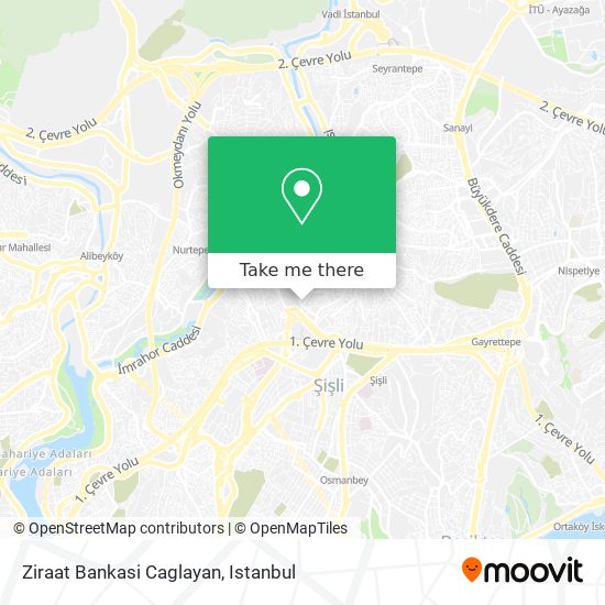 Ziraat Bankasi Caglayan map