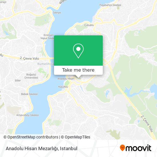 Anadolu Hisarı Mezarlığı map