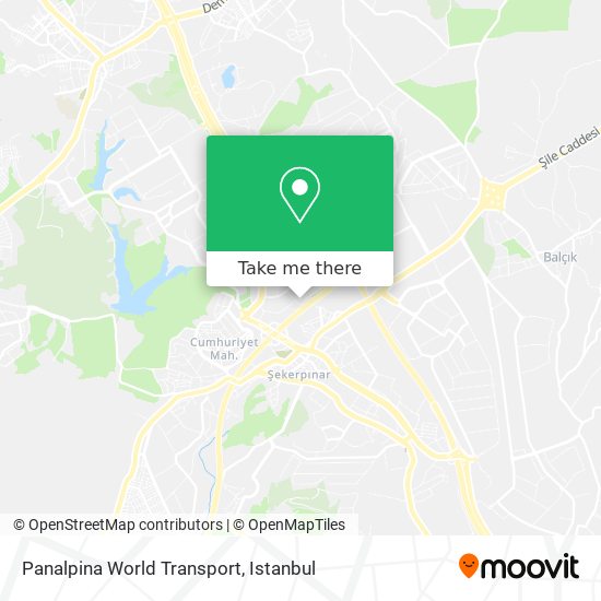 Panalpina World Transport map