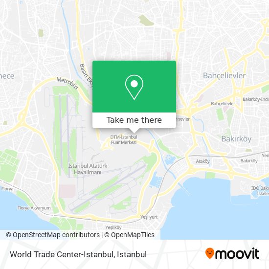 World Trade Center-Istanbul map