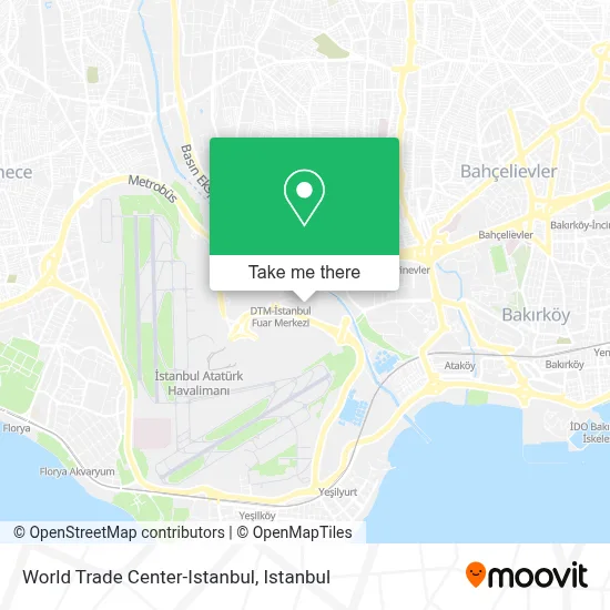 World Trade Center-Istanbul map