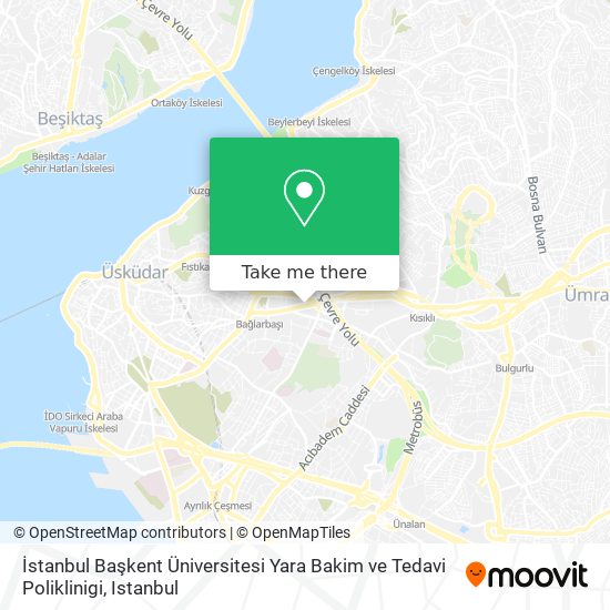 İstanbul Başkent Üniversitesi Yara Bakim ve Tedavi Poliklinigi map