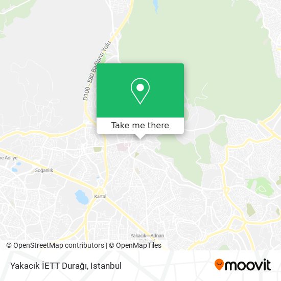 Yakacık İETT Durağı map