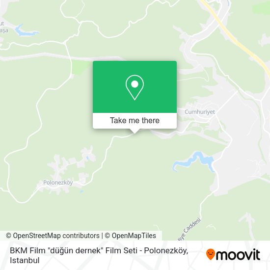 BKM Film "düğün dernek" Film Seti - Polonezköy map