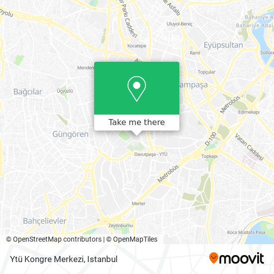 Ytü Kongre Merkezi map