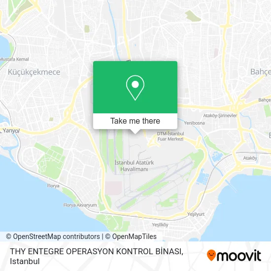 THY ENTEGRE OPERASYON KONTROL BİNASI map