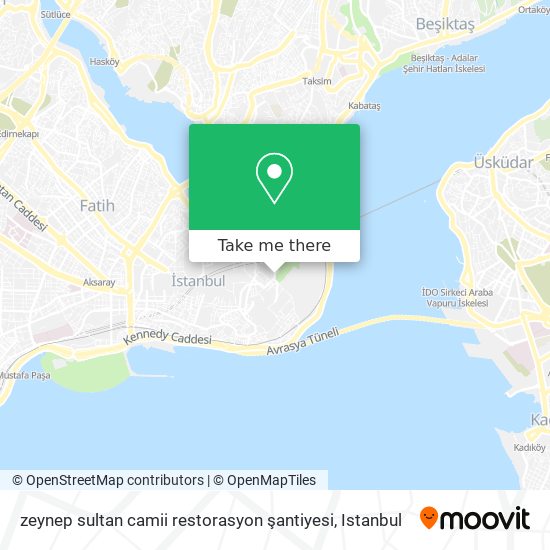 zeynep sultan camii restorasyon şantiyesi map