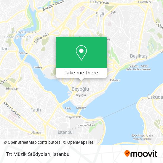 Trt Müzik Stüdyoları map