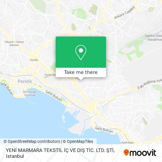 YENİ MARMARA TEKSTİL İÇ VE DIŞ TİC. LTD. ŞTİ map