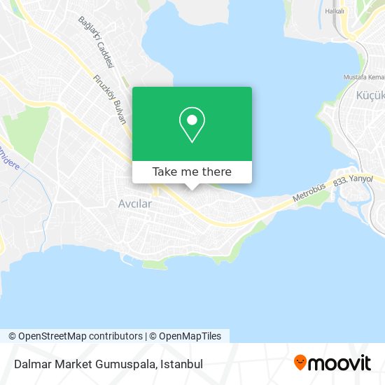 Dalmar Market Gumuspala map