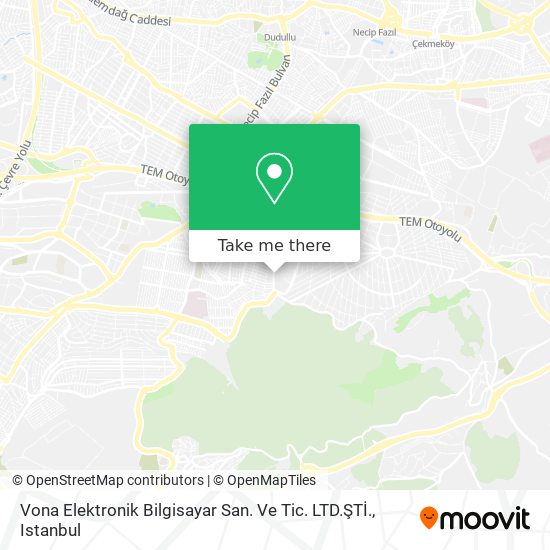 Vona Elektronik Bilgisayar San. Ve Tic. LTD.ŞTİ. map