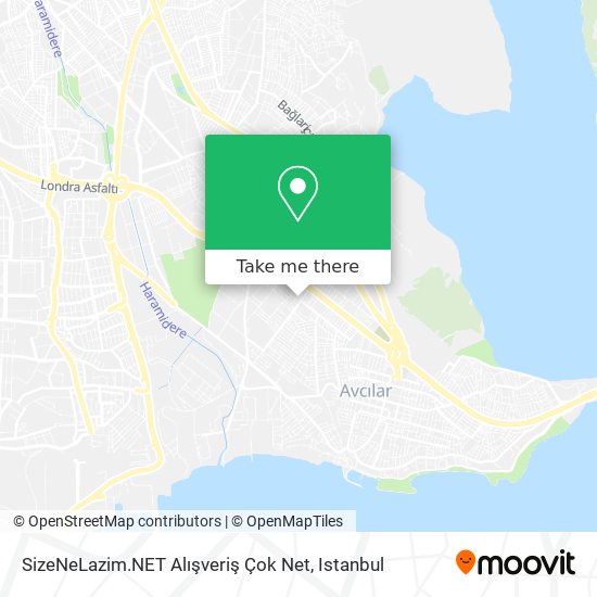 SizeNeLazim.NET Alışveriş Çok Net map