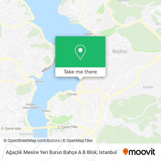 Ağaçlık Mesire Yeri Burun Bahçe A B Blok map