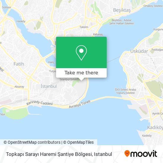 Topkapı Sarayı Haremi Şantiye Bölgesi map