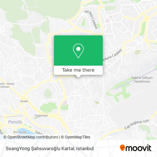SsangYong Şahsuvaroğlu Kartal map