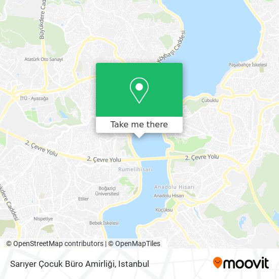 Sarıyer Çocuk Büro Amirliği map