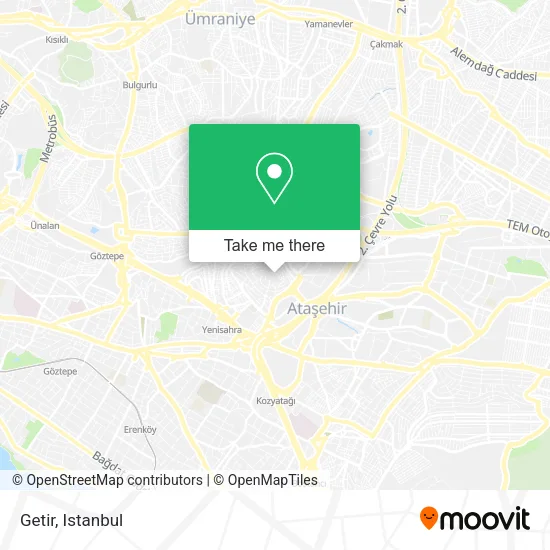Getir map