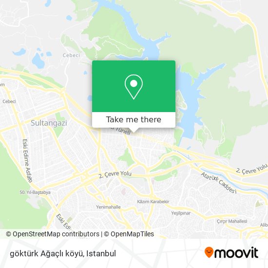 göktürk Ağaçlı köyü map