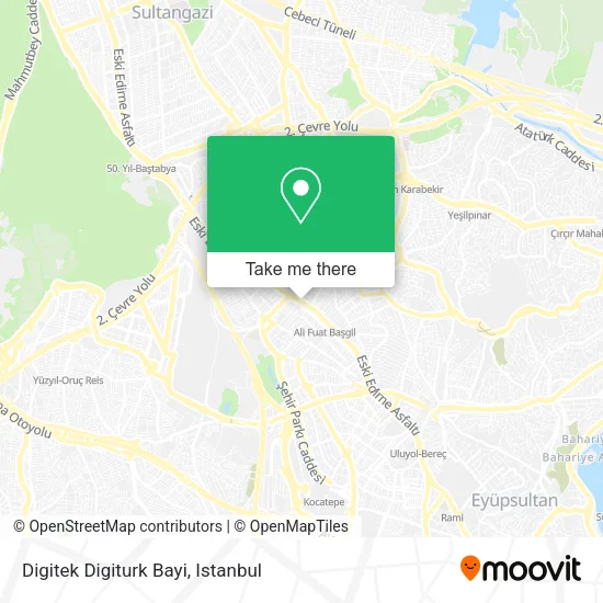 Digitek Digiturk Bayi map