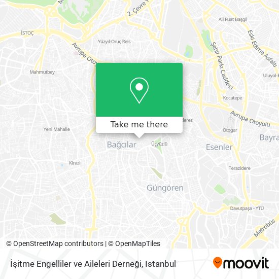İşitme Engelliler ve Aileleri Derneği map
