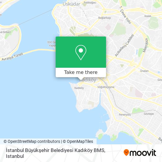 İstanbul Büyükşehir Belediyesi Kadıköy BMS map