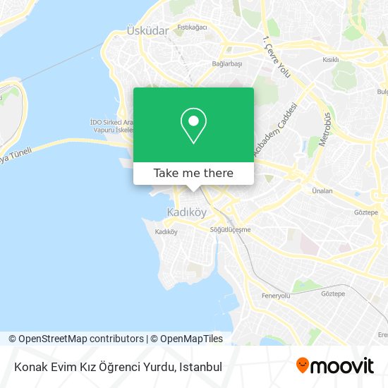 Konak Evim Kız Öğrenci Yurdu map