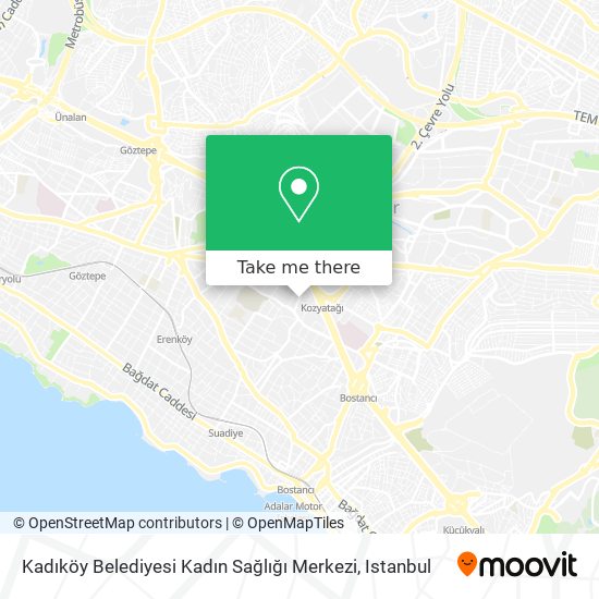 Kadıköy Belediyesi Kadın Sağlığı Merkezi map