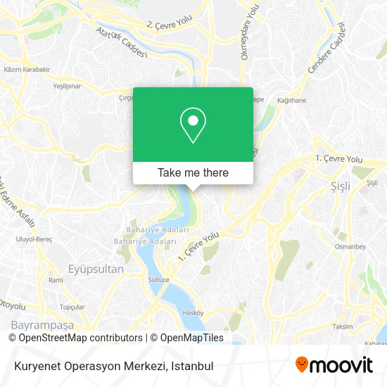 Kuryenet Operasyon Merkezi map