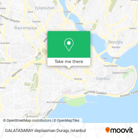 GALATASARAY deplasman Duragı map