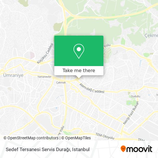 Sedef Tersanesi Servis Durağı map