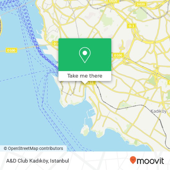 A&D Club Kadıköy map