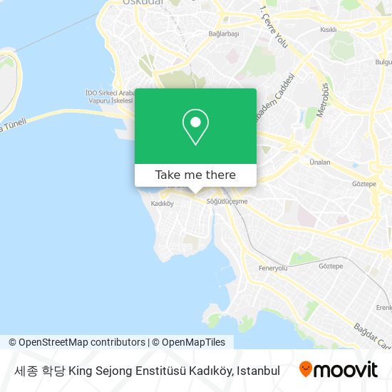 세종 학당 King Sejong Enstitüsü Kadıköy map
