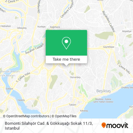 Bomonti Silahşör Cad. & Gökkuşağı Sokak 11 / 3 map