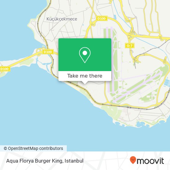 Aqua Florya Burger King map