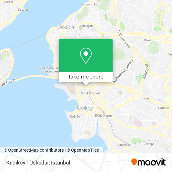 Kadıköy - Üsküdar map