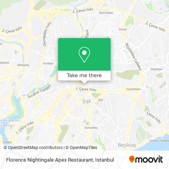 Florence Nightingale Apex Restaurant map