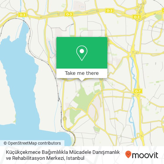 Küçükçekmece Bağımlılıkla Mücadele Danışmanlık ve Rehabilitasyon Merkezi map