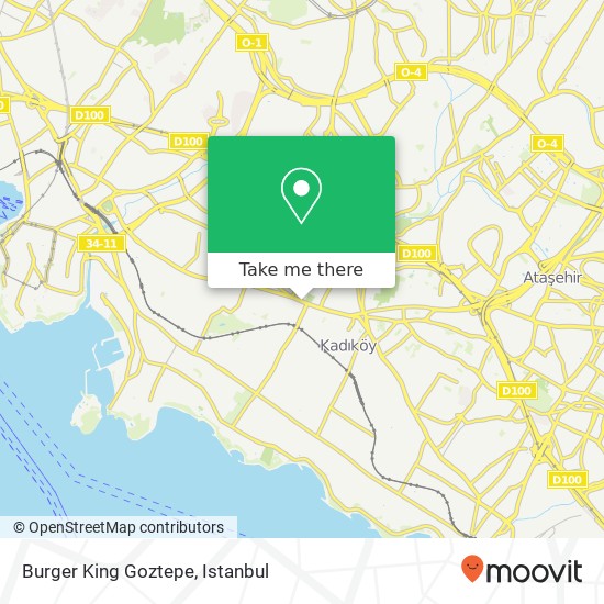 Burger King Goztepe map
