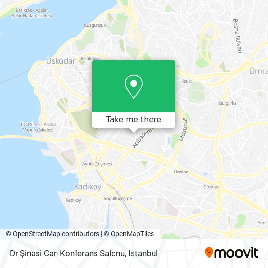 Dr Şinasi Can Konferans Salonu map