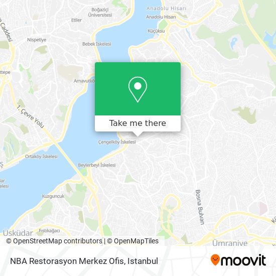 NBA Restorasyon Merkez Ofis map