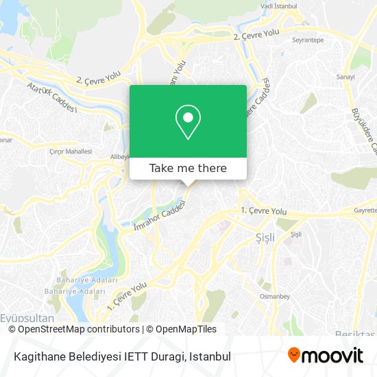 Kagithane Belediyesi IETT Duragi map