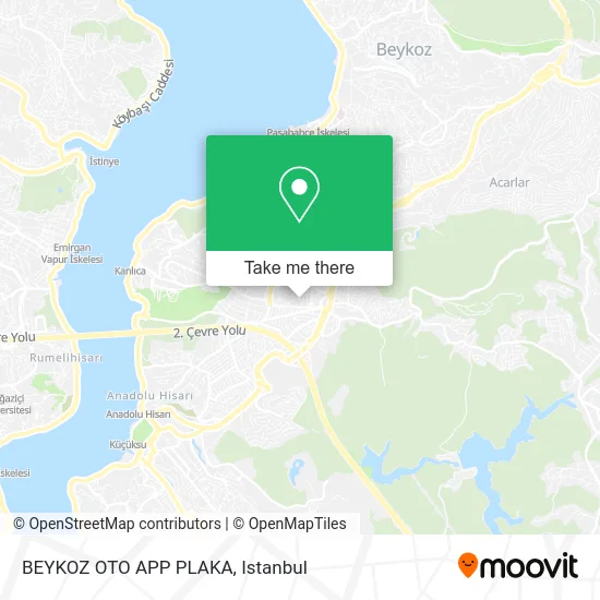 BEYKOZ OTO APP PLAKA map