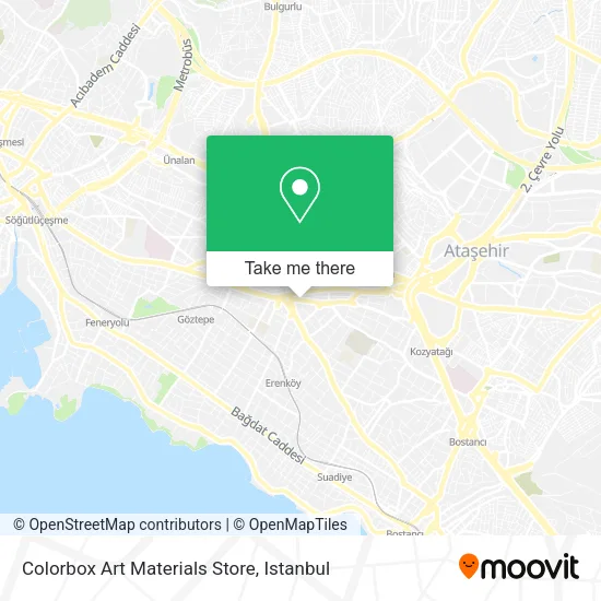Colorbox Art Materials Store map