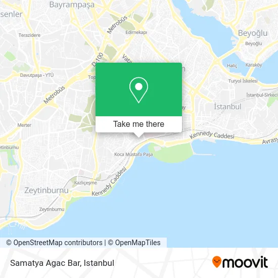 Samatya Agac Bar map